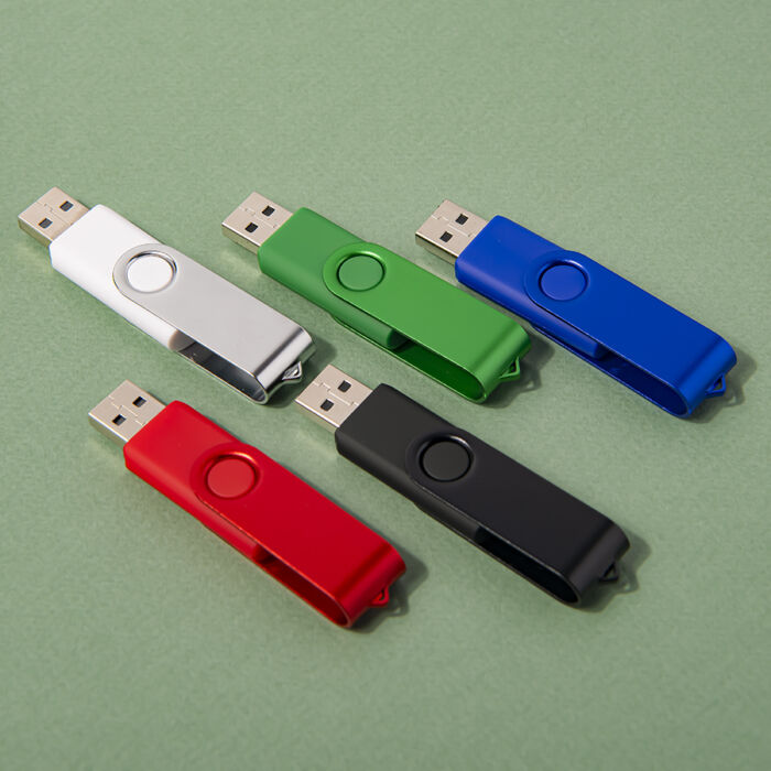 USB flash-карта DOT (32Гб), белый, серебристый