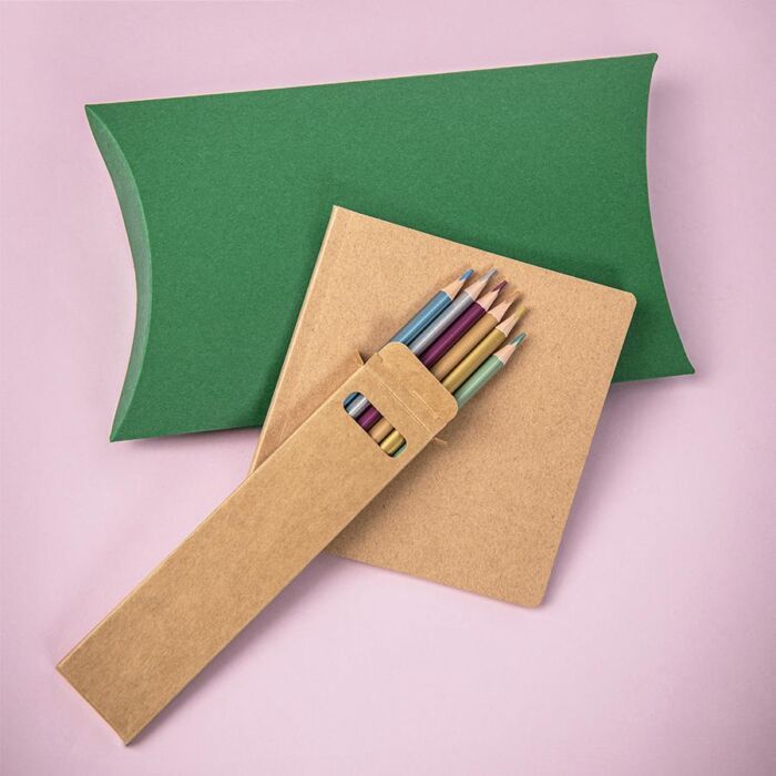 Набор подарочный PAINTER: скетчбук-блокнот, зеленый