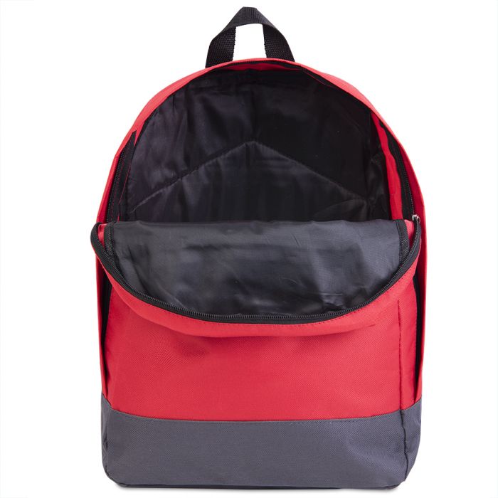 Рюкзак URBAN, красный, серый