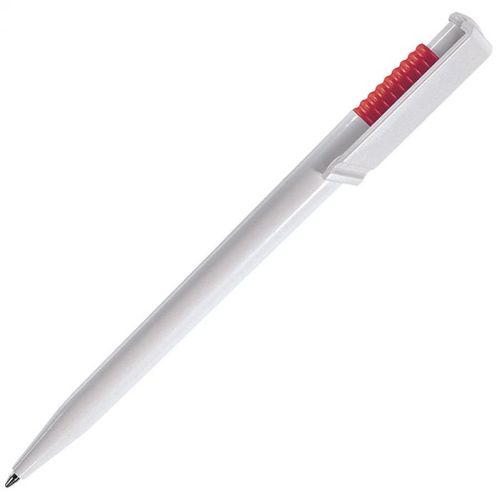 Ручка шариковая OCEAN, белый, красный