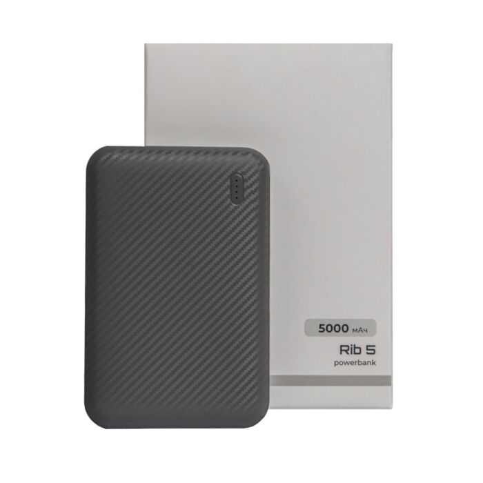 Универсальный аккумулятор OMG Rib 5 (5000 мАч), серый