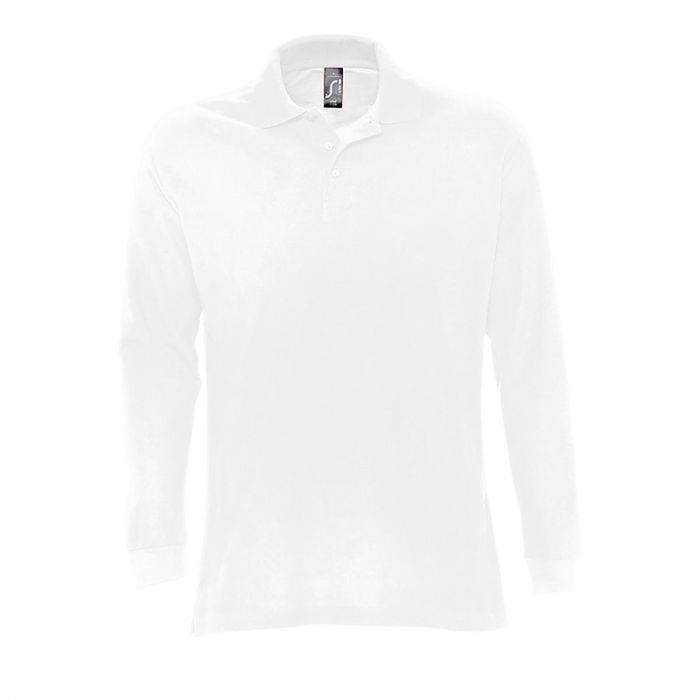 Рубашка поло STAR 170 с длинным рукавом, белый