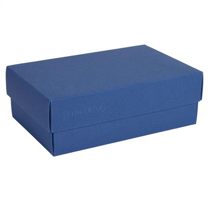 Коробка картонная, синий