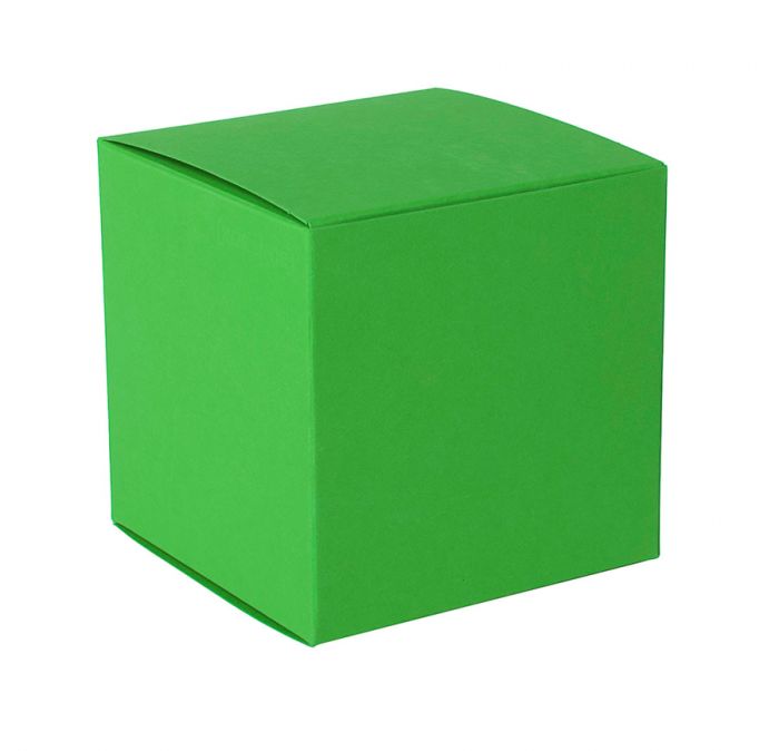 Коробка подарочная CUBE, зеленое яблоко