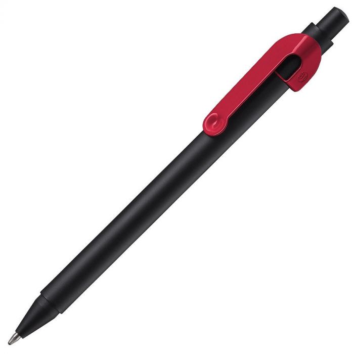 Ручка шариковая SNAKE, красный, черный