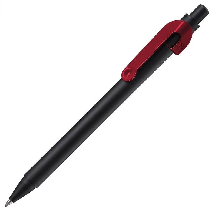 Ручка шариковая SNAKE, бордовый, черный