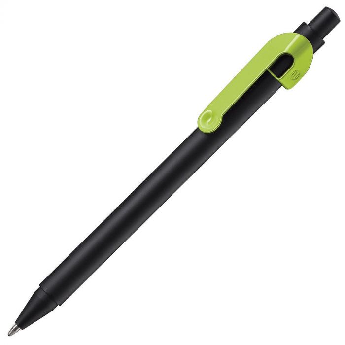 Ручка шариковая SNAKE, светло-зеленый, черный