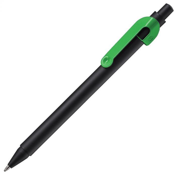 Ручка шариковая SNAKE, зеленый, черный