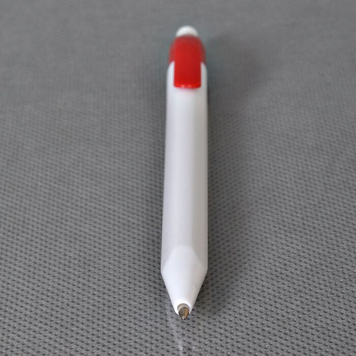 Ручка шариковая N1, белый, черный