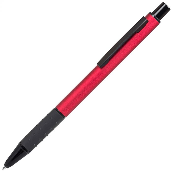 Ручка шариковая с грипом CACTUS, красный