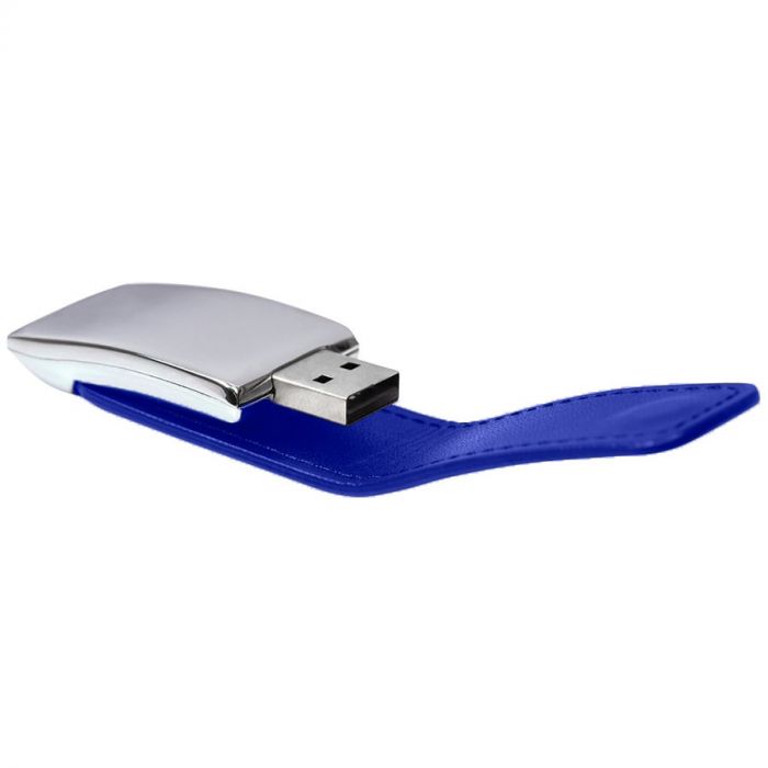 USB flash-карта LERIX (8Гб), синий, серебристый
