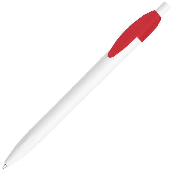 Ручка шариковая X-1 WHITE, белый, красный