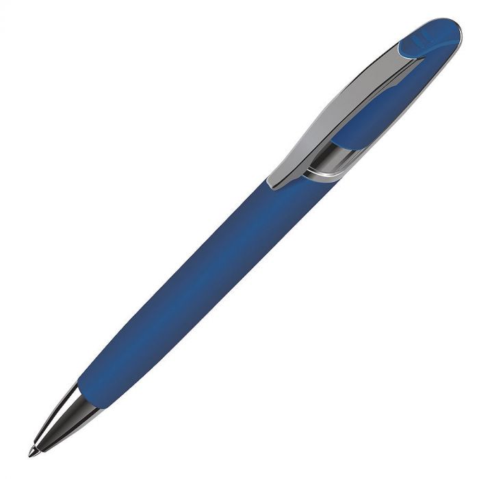 Ручка шариковая FORCE, синий, серебристый