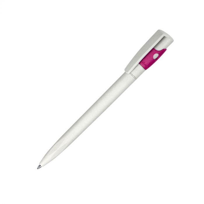 Ручка шариковая KIKI EcoLine SAFE TOUCH, белый, розовый