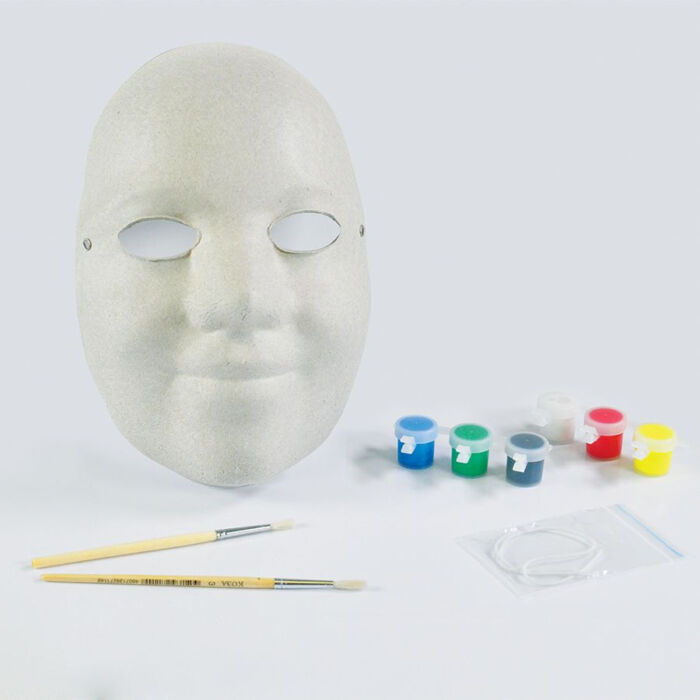 Набор для раскраски МАСКА: маска, некрашеный картон
