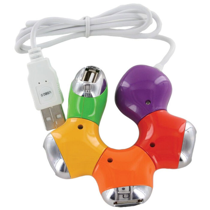 USB-разветвитель Трансформер, разные цвета