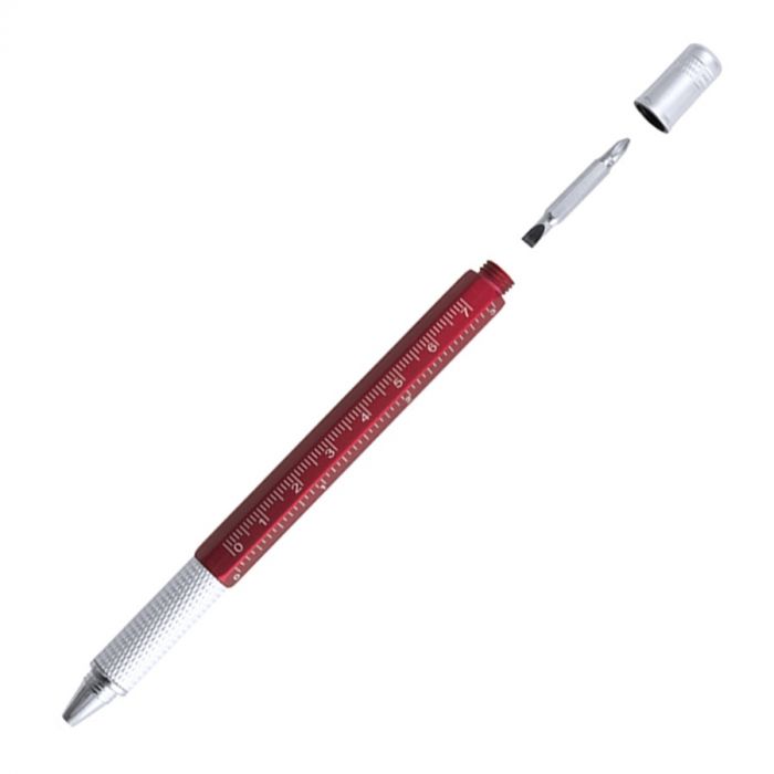 Ручка с мультиинструментом SAURIS, красный