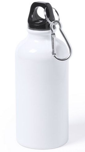 Бутылка для воды с карабином GREIMS, белый