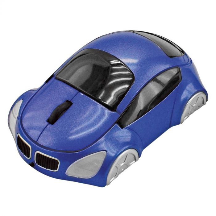 Мышь компьютерная оптическая Автомобиль, синий