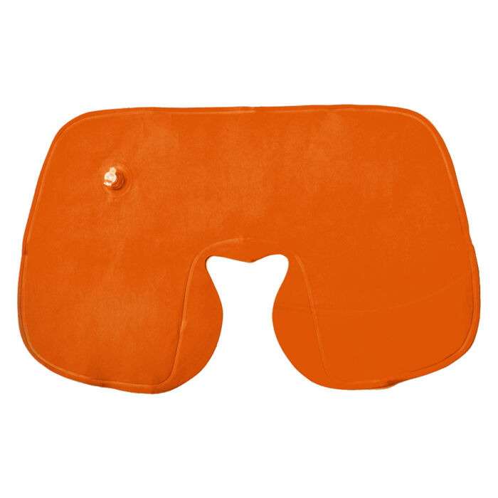 Подушка ROAD надувная дорожная в футляре, оранжевый