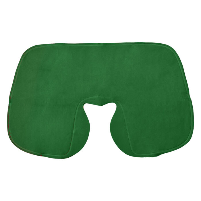 Подушка ROAD надувная дорожная в футляре, зеленый