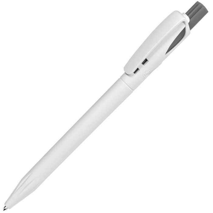 Ручка шариковая TWIN WHITE, белый, серый