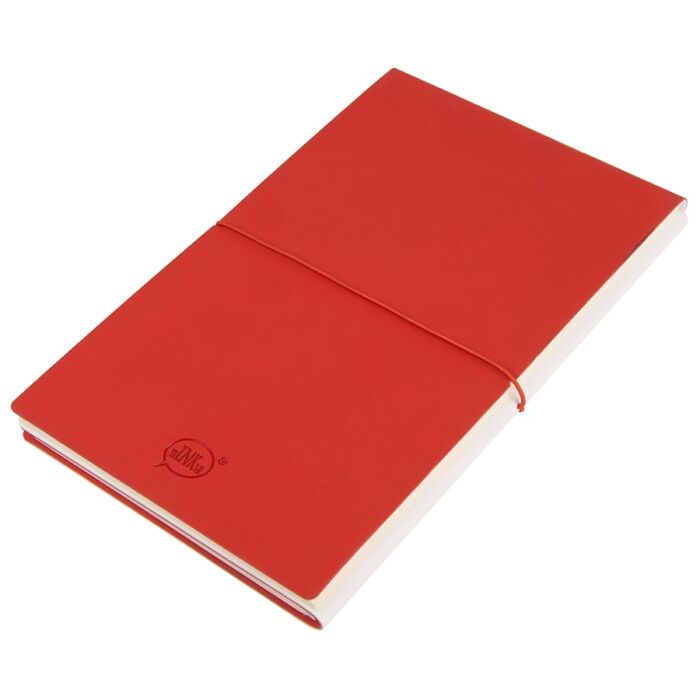 Набор подарочный SILENT-ZONE: бизнес-блокнот, белый, красный