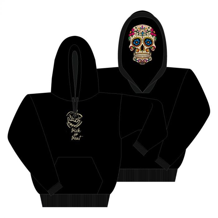 Толстовка мужская UNIQUE HOODIE 280, тёмно-синий