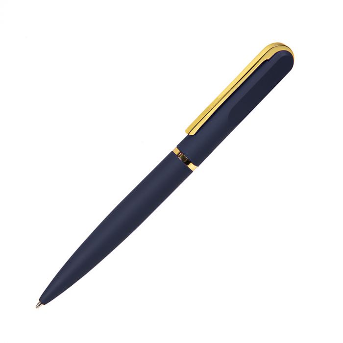 Ручка шариковая FARO, синий, золотистый