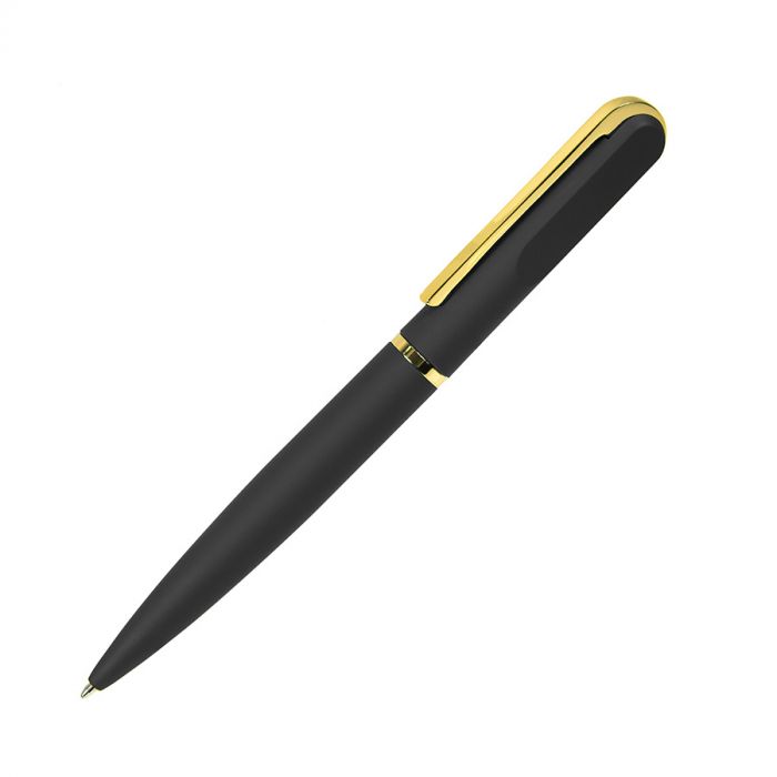 Ручка шариковая FARO, черный, золотистый
