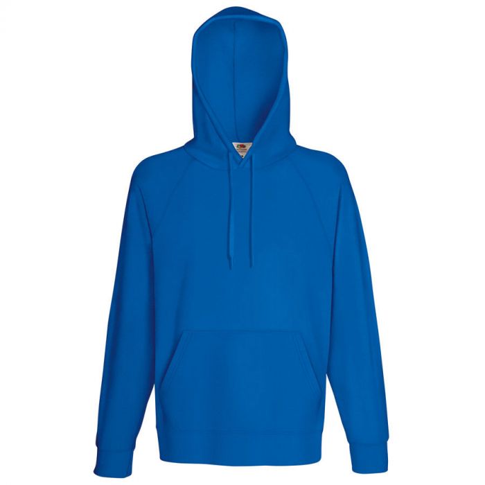 Толстовка без начеса LIGHTWEIGHT HOODED SWEAT 240, синий