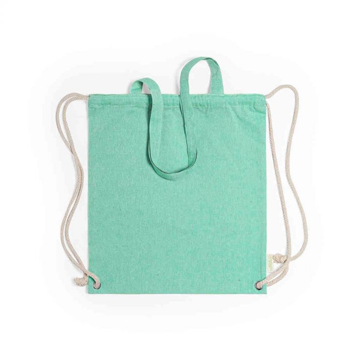 Сумка-рюкзак FENIN из переработанного хлопка, зеленый