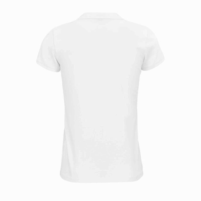 Рубашка поло женская PLANET WOMEN 170 из органического хлопка, белый