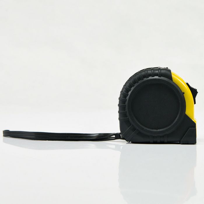 Рулетка GRADE с металлическим клипом 5 м., черный, желтый
