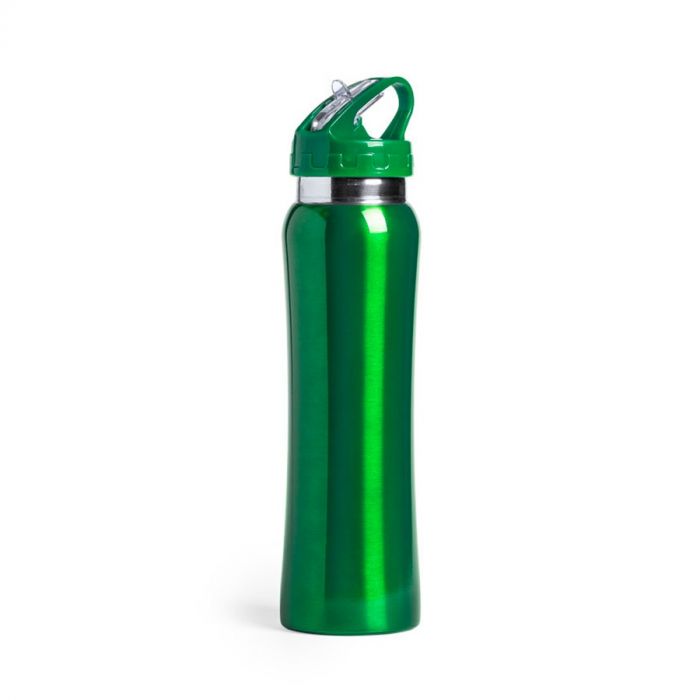 Бутылка для воды SMALY с трубочкой, зеленый