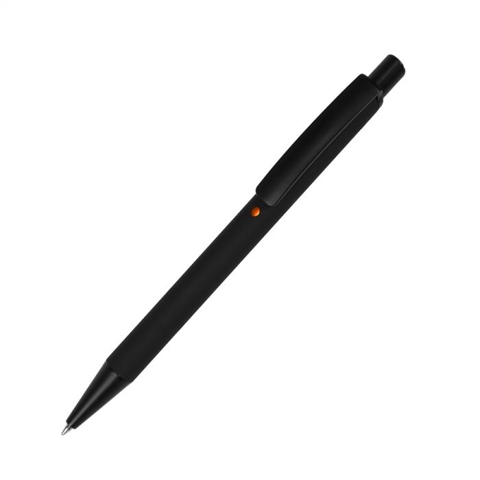 Ручка шариковая ENIGMA, черный, оранжевый