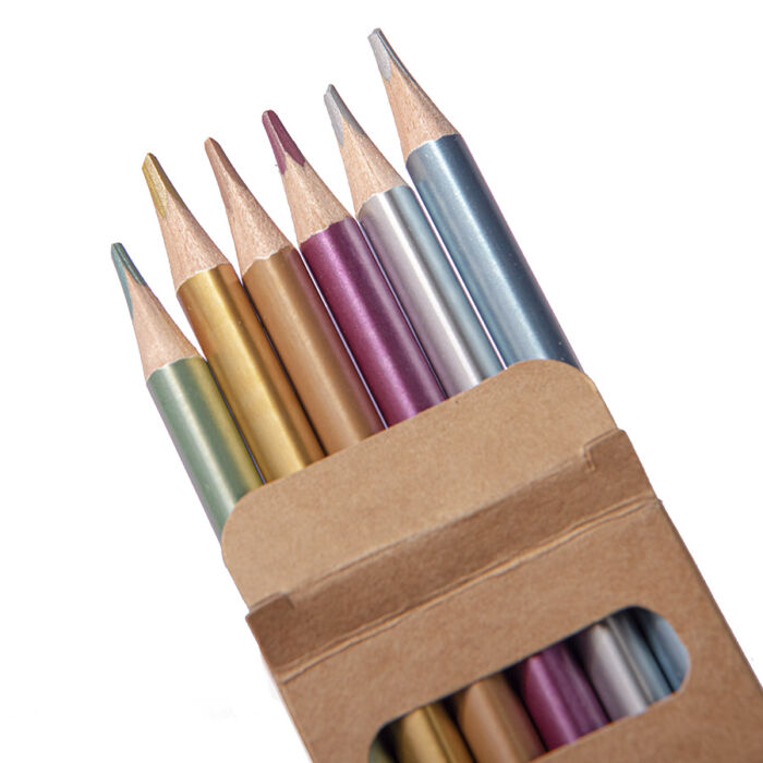 Набор цветных карандашей METALLIC, бежевый
