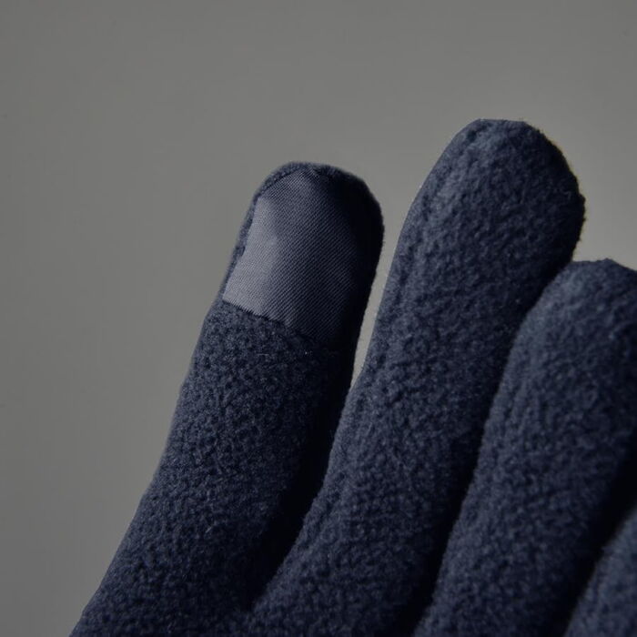 Перчатки флисовые сенсорные TRAIL, темно-синий