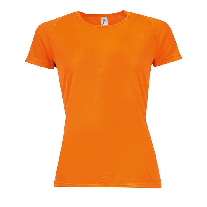 Футболка Sporty women, неоновый оранжевый