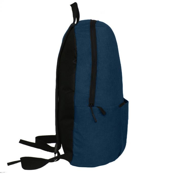 Лёгкий меланжевый рюкзак BASIC, темно-синий