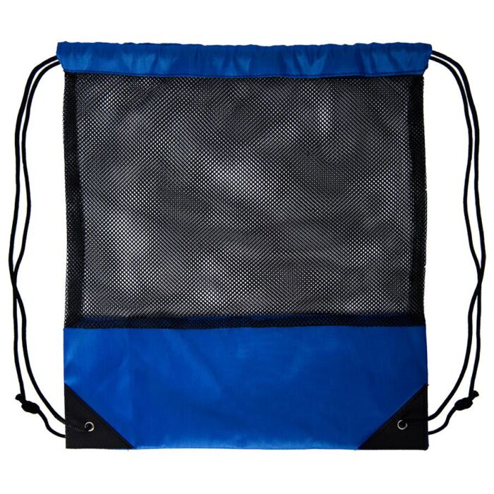 Рюкзак мешок с укреплёнными уголками Mesh, синий