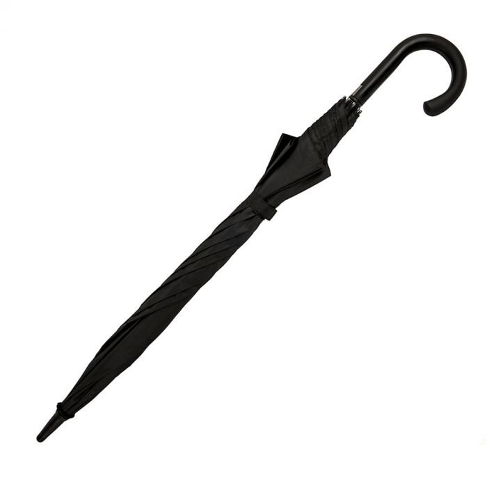 Зонт-трость CAMBRIDGE с ручкой soft-touch чёрный, черный