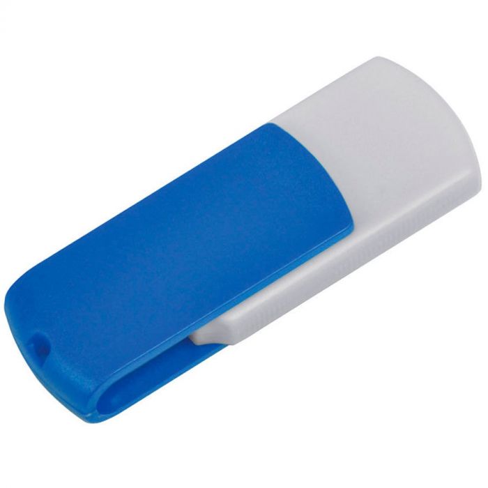 USB flash-карта Easy (8Гб), белый, синий