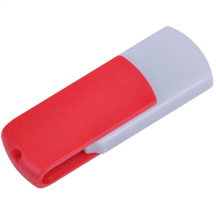 USB flash-карта Easy (8Гб), белый, красный