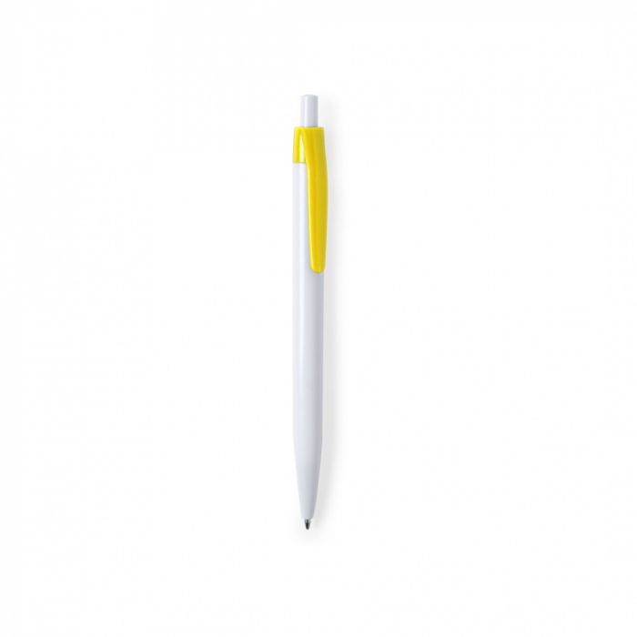 Ручка шариковая KIFIC, белый, желтый
