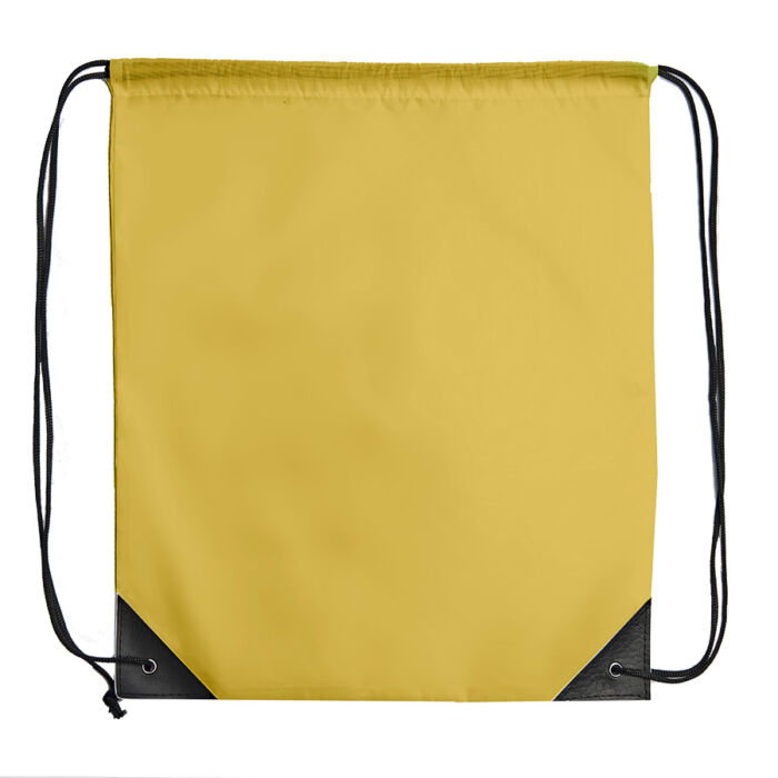Рюкзак мешок с укреплёнными уголками BY DAY, желтый