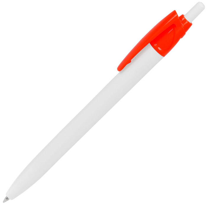 Ручка шариковая N2, белый, красный