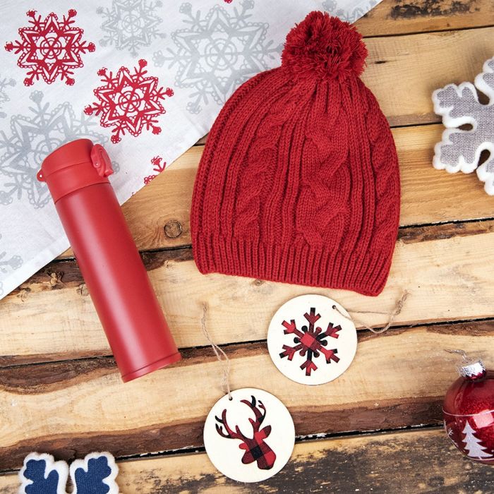 Подарочный набор WINTER TALE: шапка, красный