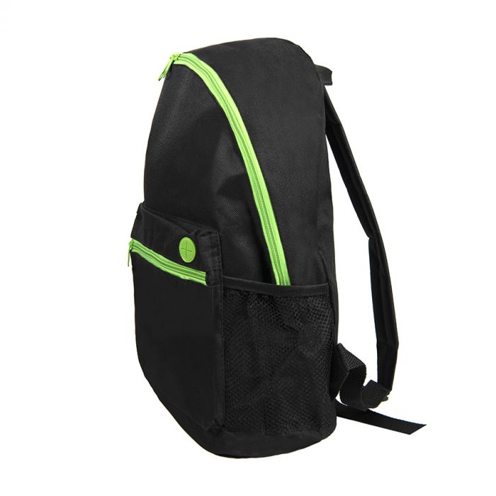 Рюкзак TOWN, черный, зеленый