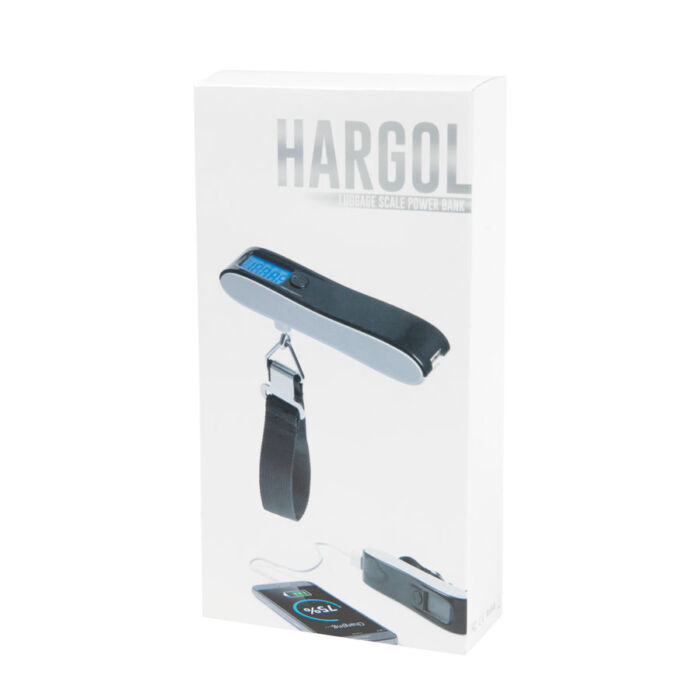 Универсальное зарядное устройство Hargol (2200mAh) с багажными весами, белый